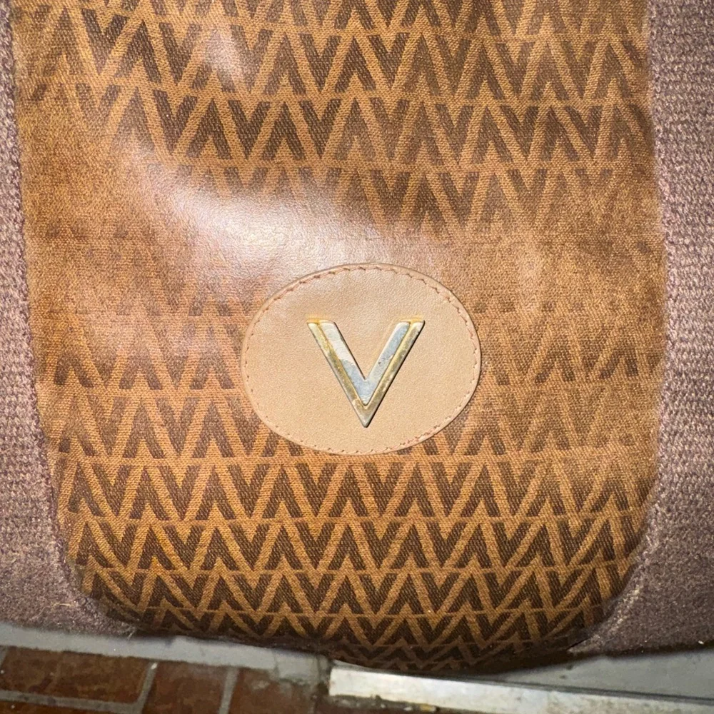 Valentino Brown Patterned Men's Bag